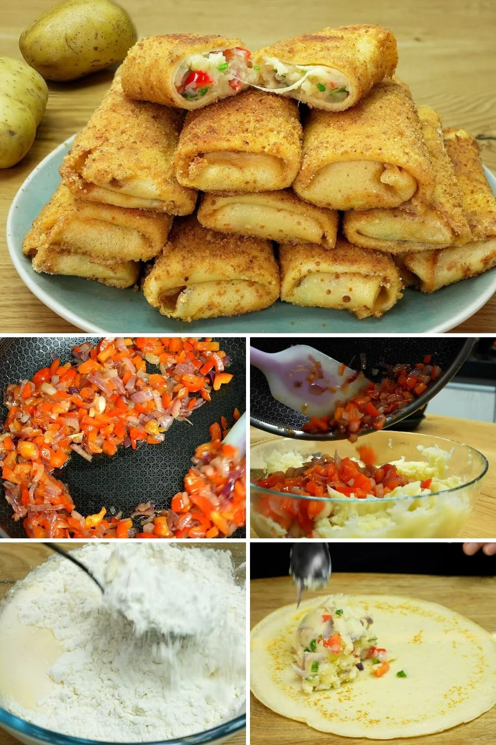 Delicious homemade potato pancakes served on a plate